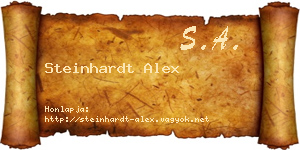 Steinhardt Alex névjegykártya